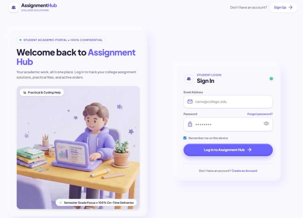 Student Login Portal